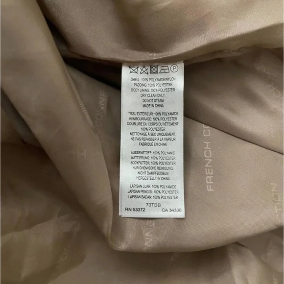 LAST CHANCE New French Connection Long Puffer Coat - Picture 4 of 6